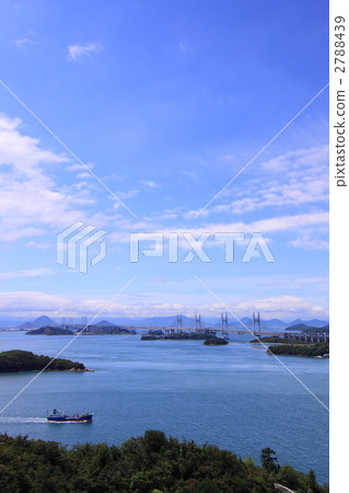 great seto bridge, Seto Inland Sea, blue water 2788439