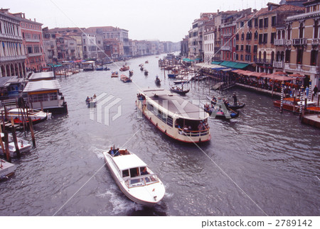 大運河 長平底船 水城 2789142