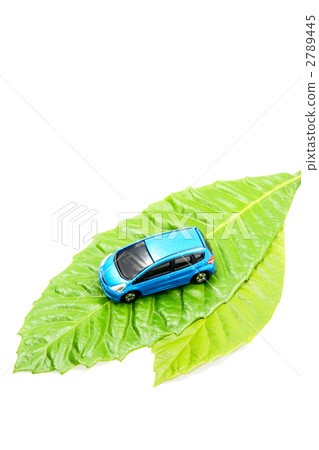 Compact Car & Leaf [Mini Car] 2789445