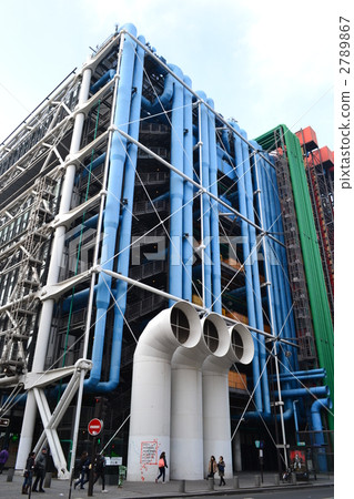pompidou, pompidou arts center, facade 2789867