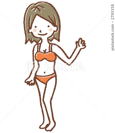 bathing costume, bathing suit, beachwear 2793358