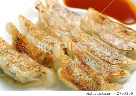 煎鍋貼 碎肉蔬菜餡的餃子 食物 2793899