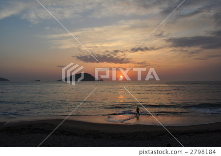 夕陽 日落 風景 2798184