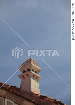chimney, chimneys, white wall 2800978