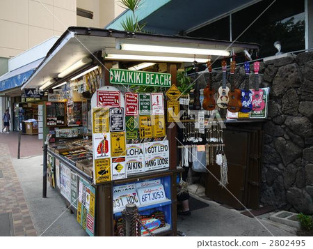 booth, street stall, Waikiki 2802495