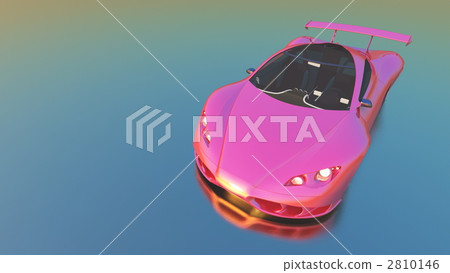 Stock Illustration: car, sports car, sports-car