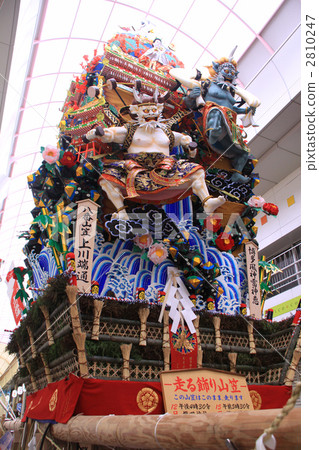 2010 Hakata Gion Yamakasa，Kawabata Dori Shopping Street Kamikawa Enddori裝飾山 2810247