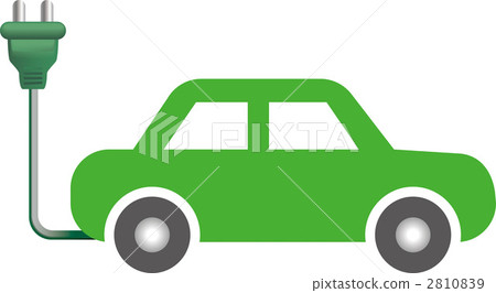 一輛環保汽車 電動汽車 電動車 2810839