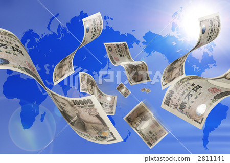 Dancing banknotes 2811141