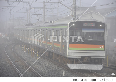 Kawagoe line in thick fog 2818042