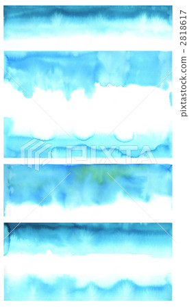 Background material _ Blue ink blur 2818617