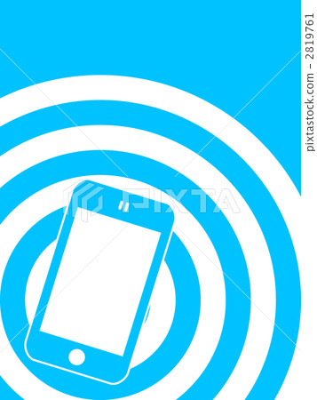 Electromagnetic wave image background material 2819761