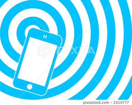 Electromagnetic wave image background material 2819777