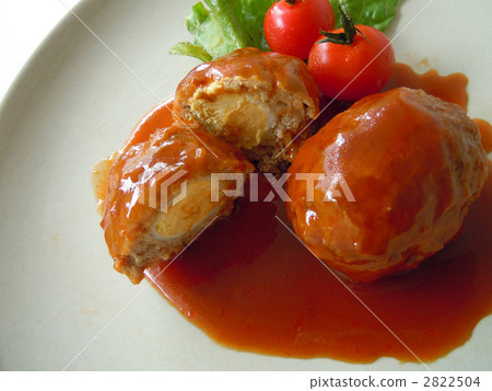 燉半熟的漢堡包 2822504