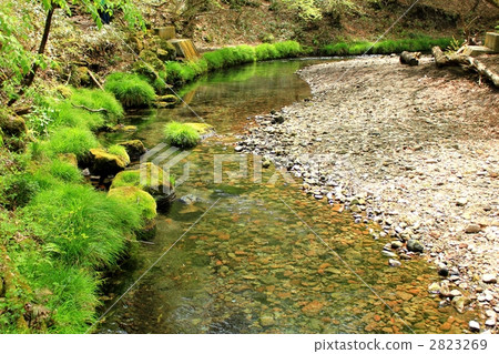 Clear current of Kuju Plateau 2823269