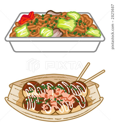 Yakisoba and Takoyaki 2825687