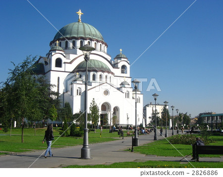 Serbian Belgrade St. Sava Church Serbian Belgrade St. Sava Church 2826886