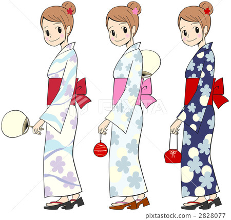 Girls in a yukata figure Girls in a yukata figure 2828077