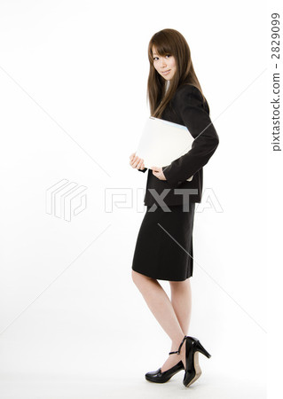 A woman with a laptop A woman with a laptop 2829099