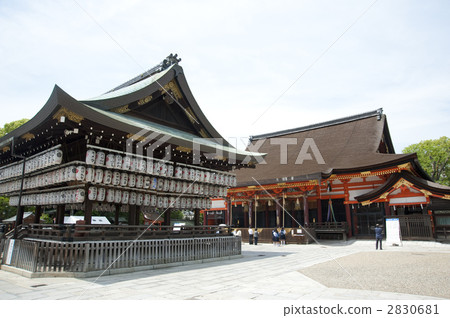 Yasaka Shrine main hall and dance 2830681