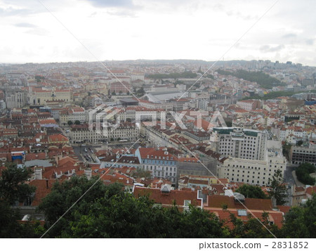 Portuguese travel journey (view of Lisbon city from Porta São sul Square) Portuguese travel journey (view of Lisbon city from Porta São sul Square) 2831852