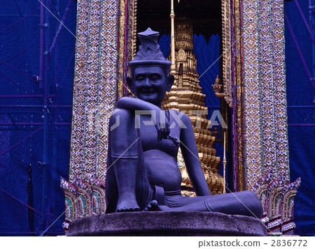Statue of Sennin "Lucy" (Wat Phra Kaew (Emerald Temple / Bangkok / Thailand Kingdom) Statue of Sennin "Lucy" (Wat Phra Kaew (Emerald Temple / Bangkok / Thailand Kingdom) 2836772