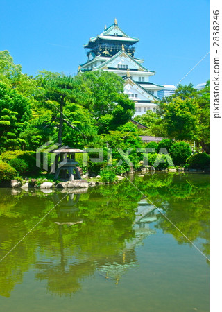 "Osaka Castle castle tower" (Osaka Castle Park / Chuo Ward, Osaka City) over the pond "Osaka Castle castle tower" (Osaka Castle Park / Chuo Ward, Osaka City) over the pond 2838246