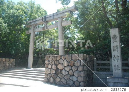 Torii and Stone steps of Toyokuni shrine (Chuo Ward, Osaka) 2838276