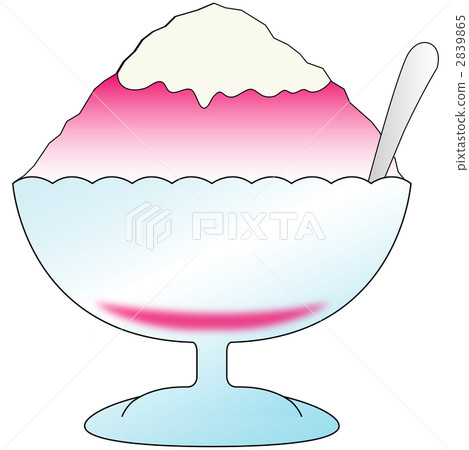 Shaved ice (strawberry condensed milk) Shaved ice (strawberry condensed milk) 2839865