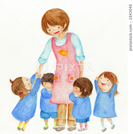nurse, kindergartener, kindergarden 2843048