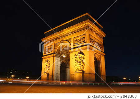 巴黎世界遺產凱旋門 2848363