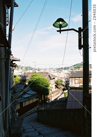 Alley and blue sky (Hiroshima Prefecture: Onomichi) 2848838