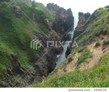 ship hidden yoshitsune, cliff, precipice 2849576