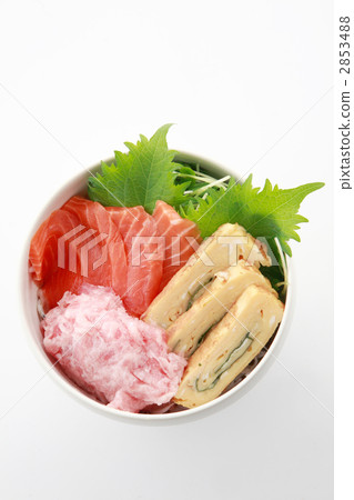 Bird's eye view of Seafood bowl 2853488