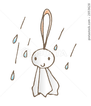 paper doll to which children pray for fine weather, teru teru bozu, rainfall 2853628