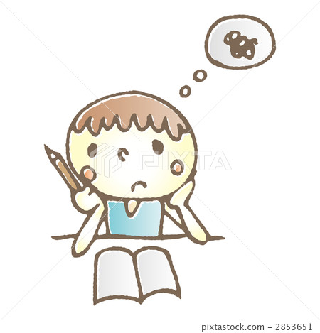 contemplation, in thought, younger 2853651