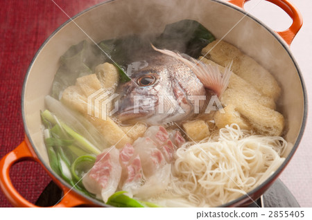 鍋裡煮好的食物 用鍋烹飪 大蔥 2855405
