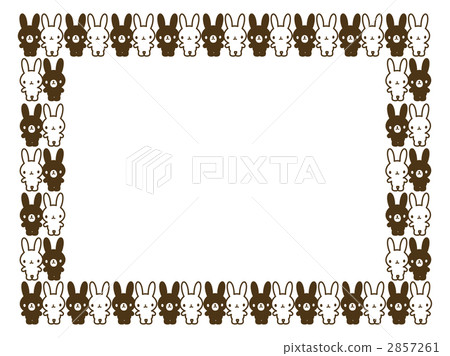 裝飾門框 兔子 兔 2857261