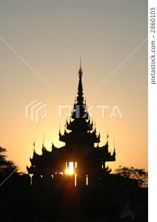 Old Royal Palace of Myanmar Mandalay 2860105