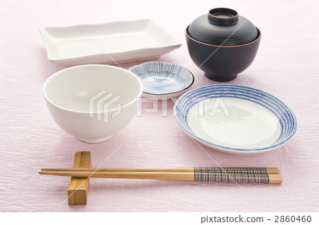 早餐 筷子架 碗 2860460