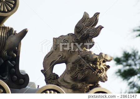 石獅 石獅子 寺 2861147