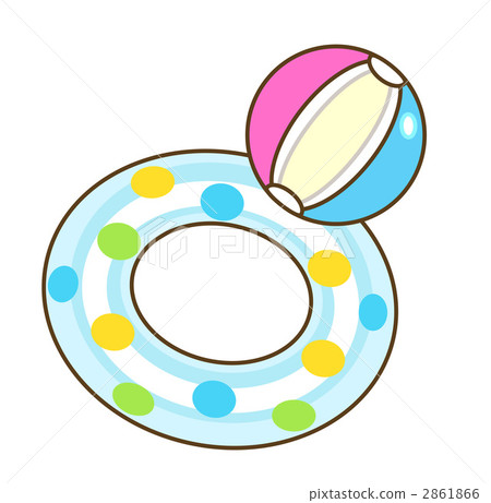 Floating wheel beach ball 2861866