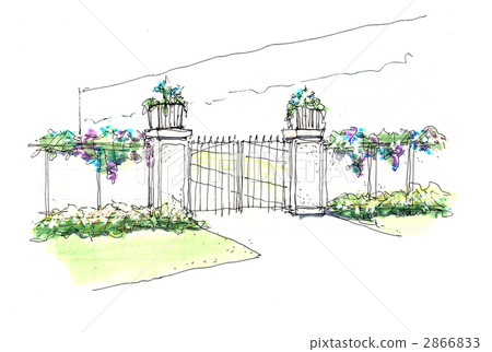 Flower gates 2866833