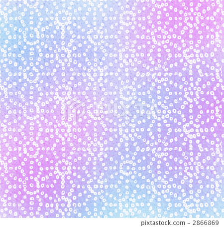 tie-dye, hemp leaf pattern, cloth dyed in a dappled pattern 2866869