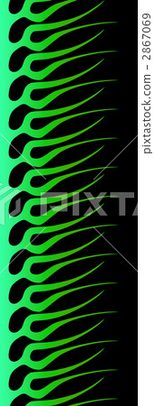 flame, illustration, frame 2867069