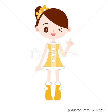 偶像黃色服裝 2867253