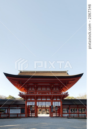 Shimogamo Shrine (Kamo Ogun Shrine) One torii Shimogamo Shrine (Kamo Ogun Shrine) One torii 2867346