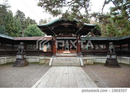 Uesugi Shrine's "Main Hall" (Yonezawa Castle Ruinsuchi / Yonezawa-shi Yonezawa-shi Marunouchi Yamagata Prefecture) 2868507