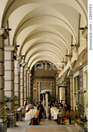 Cafe of old settlement 2869363