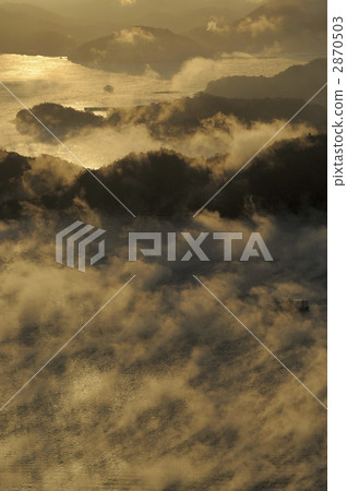 大霧 海 海上 2870503